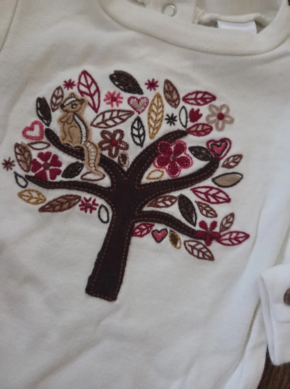 Baby Gap Girls 3/6M Fall Tree Bodysuit